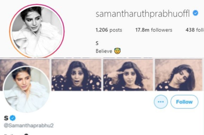 samantha-social-media-account